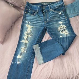 Crop jeans
